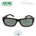 Sandy Black ABS Frame Linear Polarized 3d Glasses For Young Women