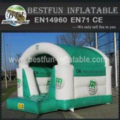 Bounce house with obstacle course