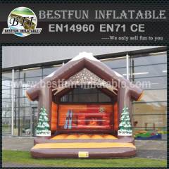 Inflatable castle house for Christmas custom