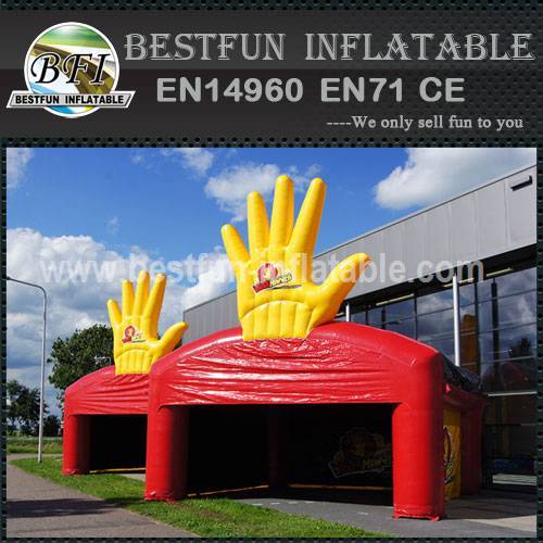 Inflatable tent Waxhands measure