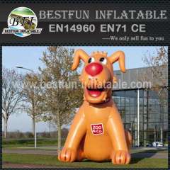 Adevertising inflatable cartoon dog