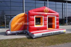 Bouncy castle firefighters measure