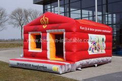 Bouncy castle firefighters measure