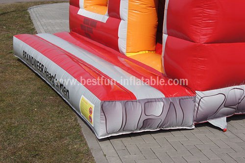 Bouncy castle firefighters measure