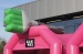 Bounce round inflatable bounce house