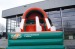 Tropical theme inflatable slides