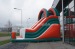 Tropical theme inflatable slides