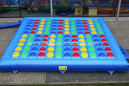 Giant inflatable Twister game custom