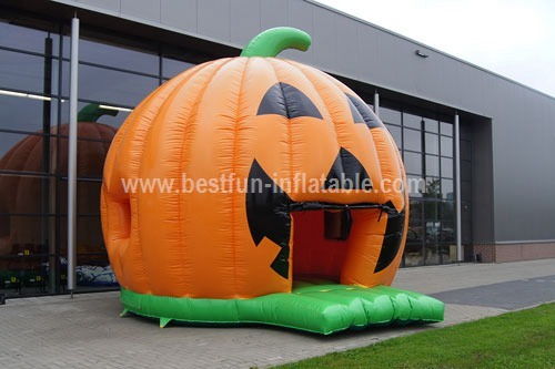 Halloween pumpkin bouncy castle custom