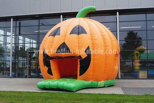 Halloween pumpkin bouncy castle custom