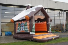 Inflatable castle house for Christmas custom