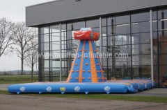 Inflatable climbing tower measurement