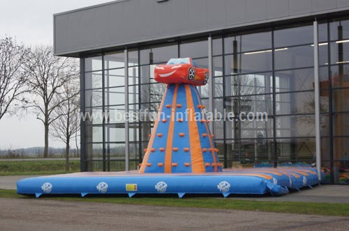Inflatable climbing tower measurement