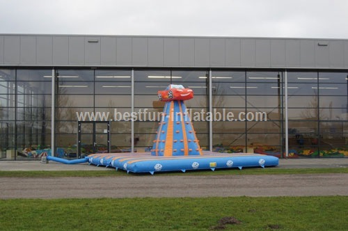 Inflatable climbing tower measurement