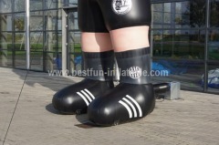 Inflatable football player tailored