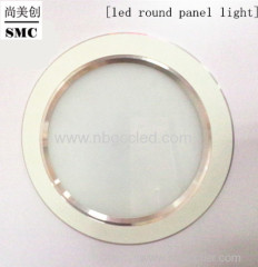 LED round Panel Light Fixture with super white LEDs 800Lumen 10 Watt