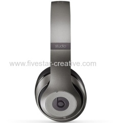 Beats by Dr.Dre Studio 2.0 Adaptive Noise Cancelling On-Ear Headphones with Control Talk Titanium