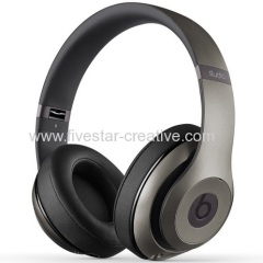 Beats by Dr.Dre Studio 2.0 Adaptive Noise Cancelling On-Ear Headphones with Control Talk Titanium