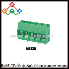 Green Industrial PCB Terminal Block Euro type 10.16mm