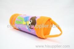 cartoon plush 6#girl cylindrical pencil bags