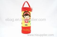 cartoon plush 10#girl cylindrical pencil bags