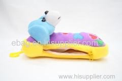 cartoon plush shape of bone 1#dog pencil bags