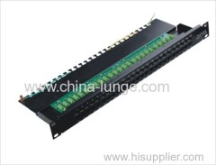 krone cat5e Patch Panel RJ45 UTP 8p8c unshielded 24 ports CE/ROHS/REACH