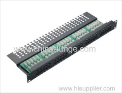 krone cat5e Patch Panel RJ45 UTP 8p8c unshielded 24 ports CE/ROHS/REACH