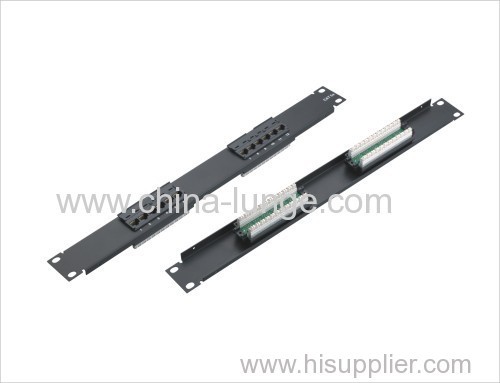 krone cat5e Patch Panel RJ45 UTP 8p8c unshielded 24 ports CE/ROHS/REACH