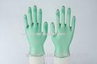 Powder free green Disposable Vinyl Glove food contact DINP material