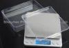 Large Brushed Stainless Steel Electronic Kitchen Scale with Blue Backlight Screen