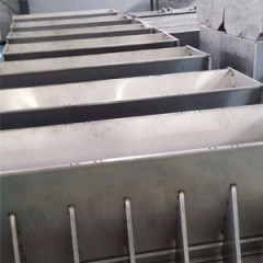 8-direction stainless-steel double-side feeding trough