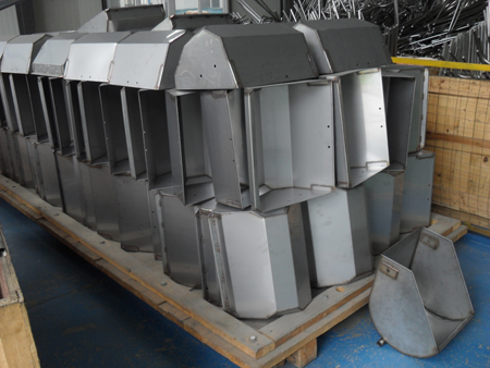 Stainless -sheet welded trough