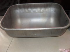 Independent stainless steel trough