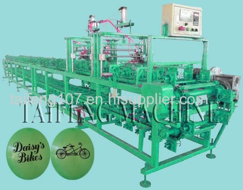 Single balloon printing machine 