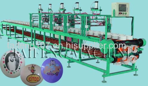 Five Colored balloon printing machine  