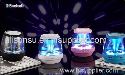 Bluetooth speaker with flash light