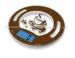 90 30mm LCD Screen 5kg Electronic Kitchen Scale With Tare Function