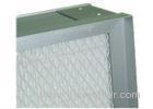 Galvanized Pharmaceutical HEPA Air Filter , Mini Pleat HEPA 10 / 12 Filter