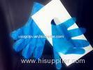 Surgical Blue examination gloves / latex powder free exam gloves