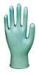 Custom Green stretchable Rubber Latex Glove / disposable rubber gloves