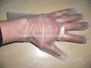 OEM LLDPE Disposable Poly Gloves , cast polyethylene gloves for cleaning