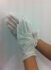 Beaded Cuff White Synthetic PVC Vinyl Gloves , Latex Free Vinyl Gloves