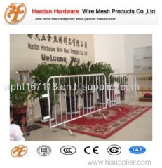 galvanized or PVC Coated crowd control barrier