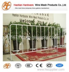 galvanized or PVC Coated crowd control barrier