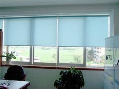 2015 newly two-tone designed 25mm aluminium tube roller blind