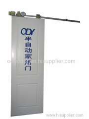 Semi auto sliding door