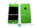 Clear Apple Iphone Replacement Parts Housing Green Front / Back Set Spare Part