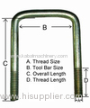 U-bolt for Mounting plated on Parallel arm Knize planter agricultural machinery parts