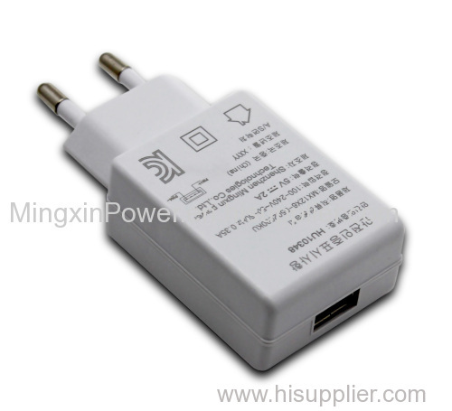 5V2A USB Power Adapter with CE FCC ETL ROHS